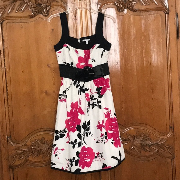 Corey P Dresses & Skirts - Corey P Bright White and Pink Floral Sundress